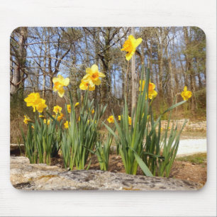 Daffodils at Easter Mouse Mat