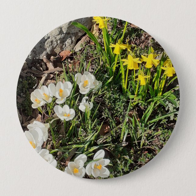 Daffodils & Crocus Badge (Front)