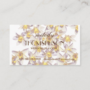 Daffodils Elegant Business Cards