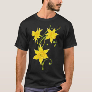 Daffodils Flower Shirt Floral Spring Design Easter