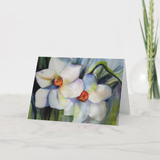 Daffodils Greeting Card with envelope