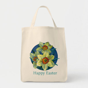 'Daffodils' Happy Easter fine art bag
