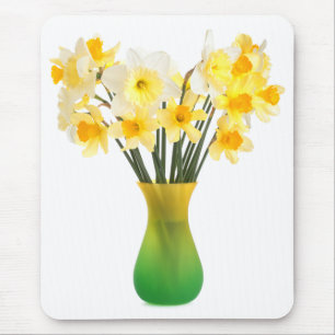 Daffodils in a Vase Mousepad