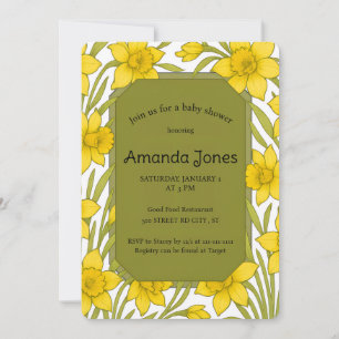 Daffodils  invitation