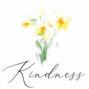 Daffodils kindness magnet photo sculpture magnet