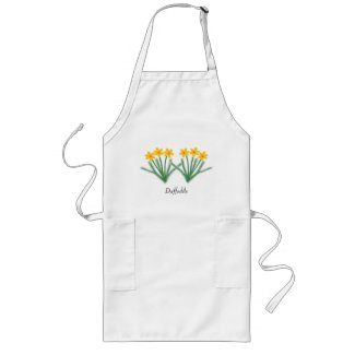 Daffodils Long Apron