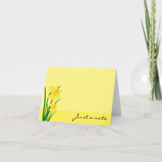 Daffodils Note Card (Front)