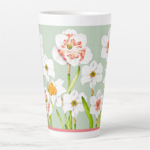 Daffodils on a Large Latte Mug