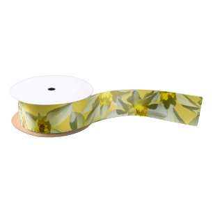 Daffodils  Photo  Ribbon Satin Ribbon