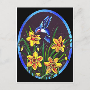 DAFFODILS POSTCARD