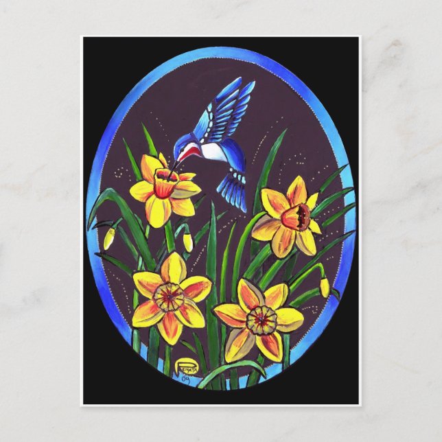 DAFFODILS POSTCARD (Front)