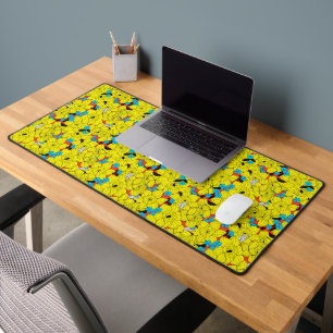 Daffodils spring floral pattern desk mat