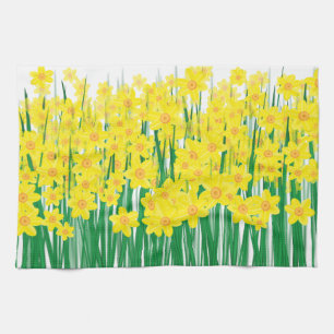 Daffodils. Tea Towel