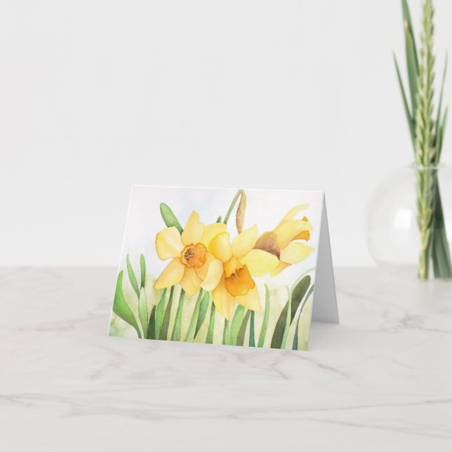 Daffodils Thank You card (Front)