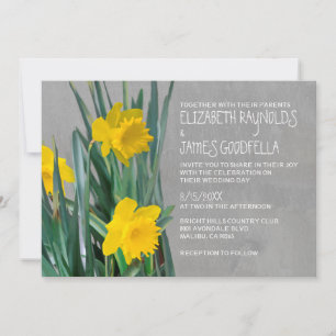 Daffodils Wedding Invitations