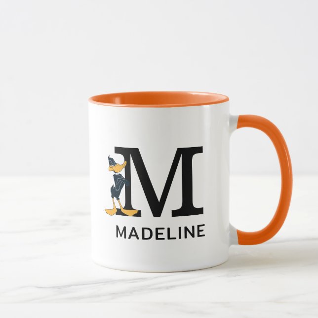 DAFFY DUCK™ Add Your Name & Monogram Mug (Right)