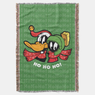 DAFFY DUCK™ & MARVIN MARTIAN™ "Ho Ho Ho!" Throw Blanket