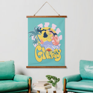 DAFFY DUCK™ Surfing - Gnarly Hanging Tapestry
