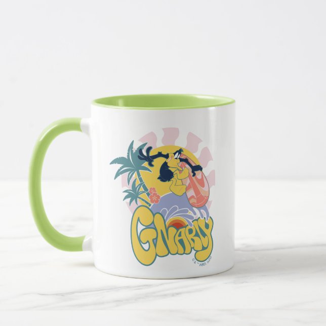 DAFFY DUCK™ Surfing - Gnarly Mug (Left)