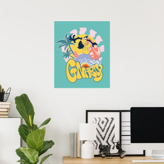 DAFFY DUCK™ Surfing - Gnarly Poster (Home Office)