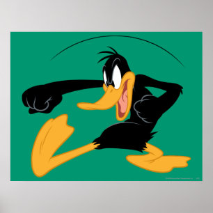 DAFFY DUCK™ Swinging a Punch Poster