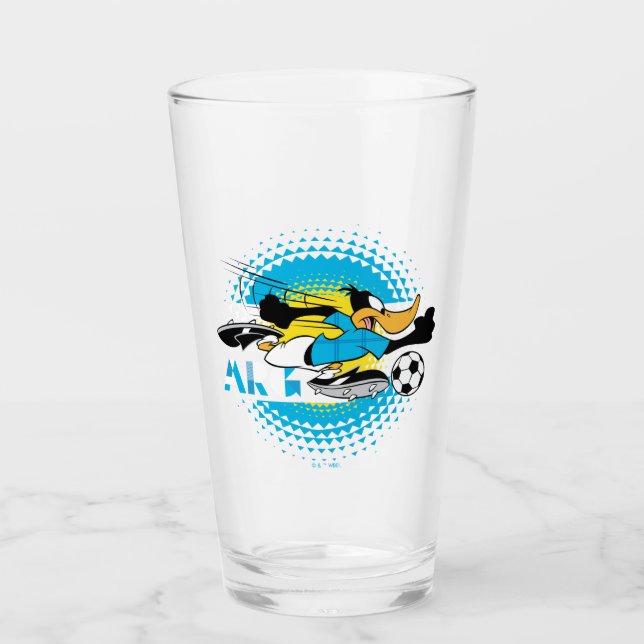 DAFFY DUCK™ Team Argentina Soccer Graphic Glass (Front)