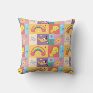 DAFFY DUCK™ & TWEETY™ - Pride Pattern Cushion