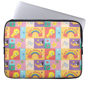 DAFFY DUCK™ & TWEETY™ - Pride Pattern Laptop Sleeve