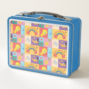 DAFFY DUCK™ & TWEETY™ - Pride Pattern Metal Lunch Box