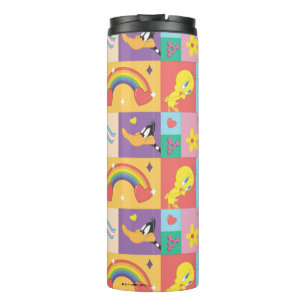 DAFFY DUCK™ & TWEETY™ - Pride Pattern Thermal Tumbler
