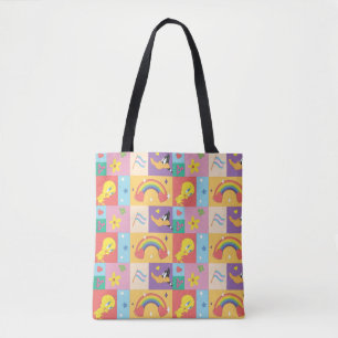 DAFFY DUCK™ & TWEETY™ - Pride Pattern Tote Bag