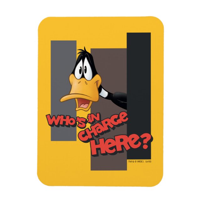 DAFFY DUCK™ "Who's In Charge Here" Magnet (Vertical)