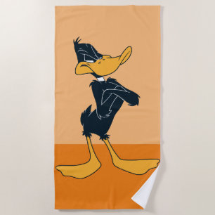 DAFFY DUCK™ with Arms Crossed Colour Beach Towel