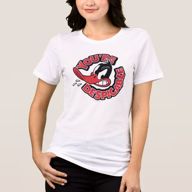 DAFFY DUCK™ - You're Despicable Tri-Blend Shirt (Front)