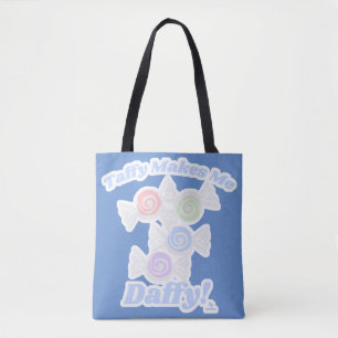 Daffy For Taffy Candy Fun Logo Toon Tote Bag