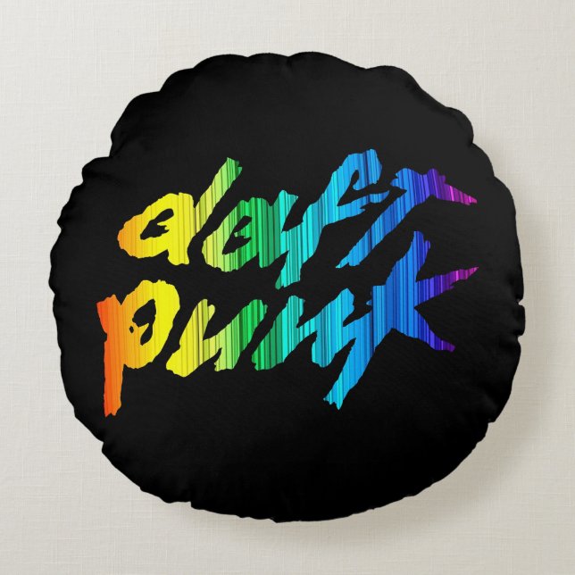 DaftPunk Round Cushion (Front)