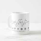 Dafydd peptide name mug (Front Left)