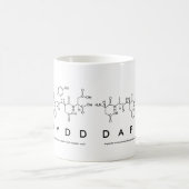 Dafydd peptide name mug (Center)