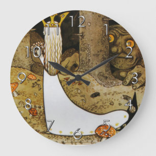 Daga in the Woods Large Clock
