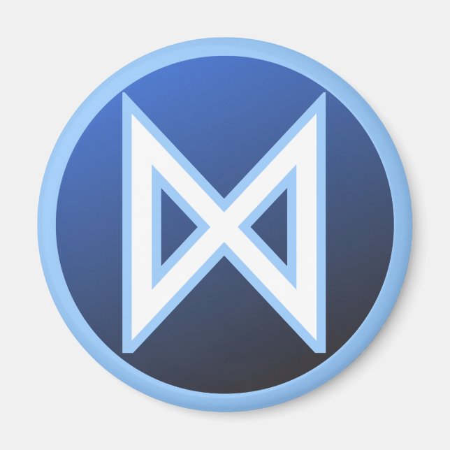Dagaz Daeg Rune Magnet (Front)