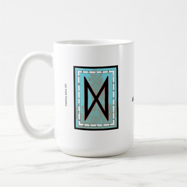 Dagaz Rune Mug - Awakening! (Left)