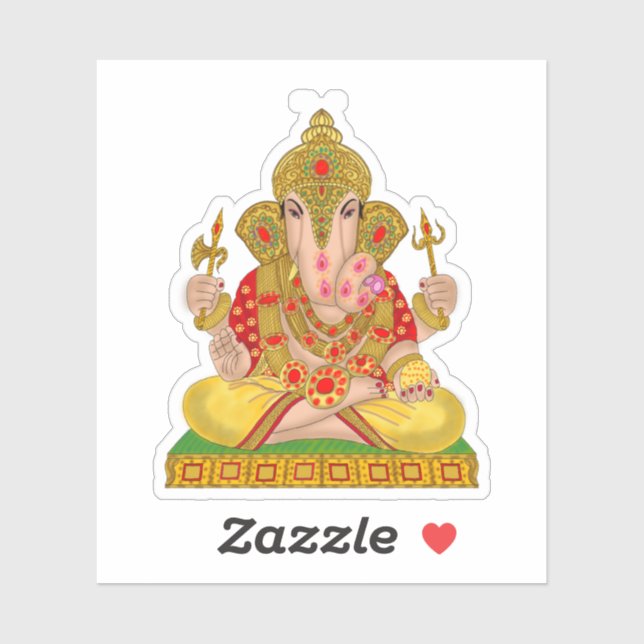 Dagduseth Ganesha Sticker (Sheet)
