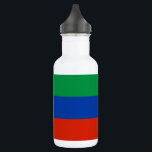 Dagestan Flag 532 Ml Water Bottle<br><div class="desc">Patriotic flag of Dagestan.</div>