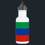 Dagestan Flag 532 Ml Water Bottle<br><div class="desc">Patriotic flag of Dagestan.</div>