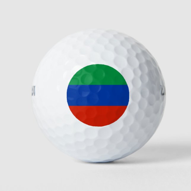 Dagestan Flag Golf Balls (Front)