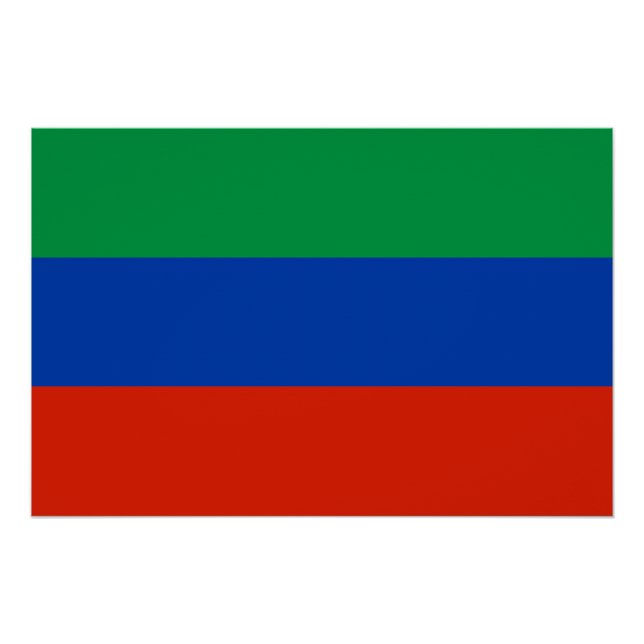 Dagestan Flag Poster (Front)