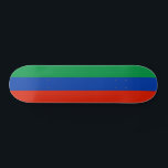 Dagestan Flag Skateboard<br><div class="desc">Patriotic flag of Dagestan.</div>