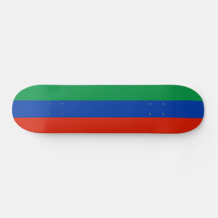 Dagestan Flag Skateboard