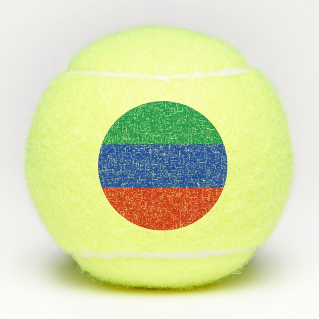 Dagestan Flag Tennis Balls (Front)