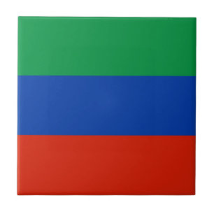 Dagestan Flag Tile